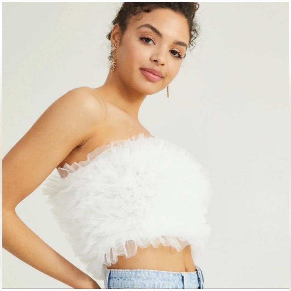 Altar’d State bridal bachelorette tulle tube top